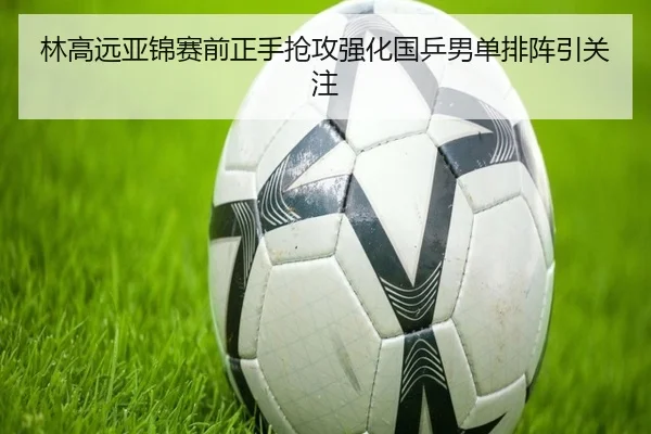 林高远亚锦赛前正手抢攻强化国乒男单排阵引关注
